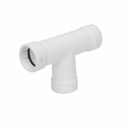 Acquaring Ø20mm PVC T-stuk - Wit